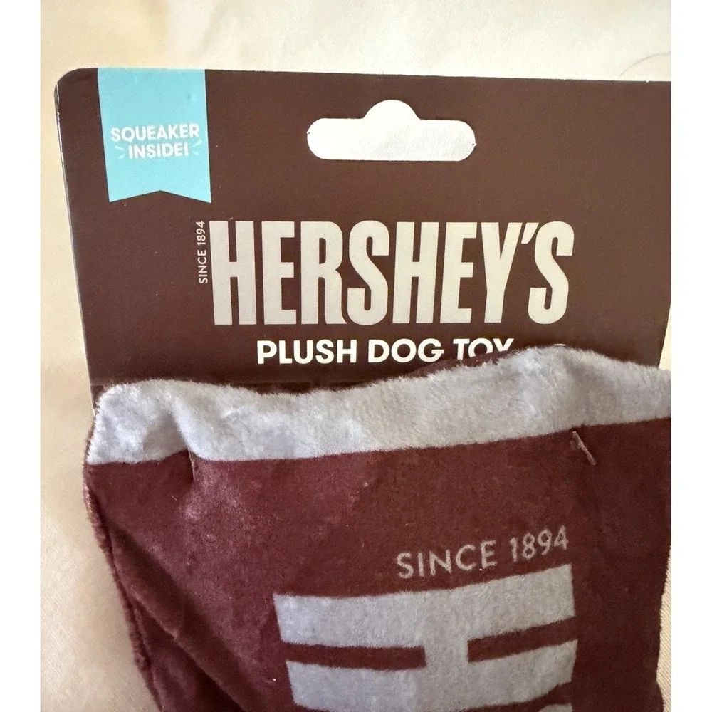 Hershey's Milk Chocolate Plush Dog Toy Plush Dog Toy Soft Plush Material